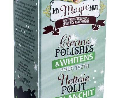 My Magic Mud, dentifrice au charbon actif blanchissant, menthe douce - My Magic Mud Supply