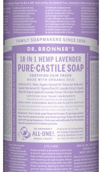 Savon biologique de castille pur à la lavande - Dr bronner s Sale