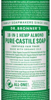 Savon de castille pur - Amande (grand format) - Dr Bronner s Online Sale