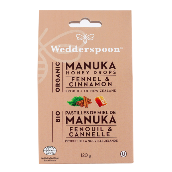 Wedderspoon, pastilles de miel manuka et canelle bio - Wedderspoon Online Hot Sale