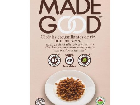 Céréales croustillantes de riz brun au cacao - Made Good Supply