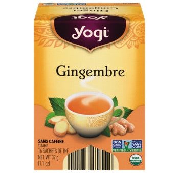 Thé au gingembre sans caféine - Yogi Online Sale