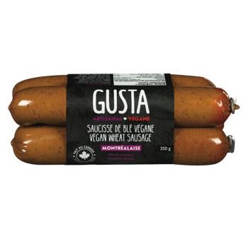 Saucisse de blé végane - Paprika fumé - Gusta Online now