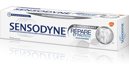 Sensodyne, dentifrice pour dents sensibles, blanchissant, répare et protège - Sensodyne on Sale