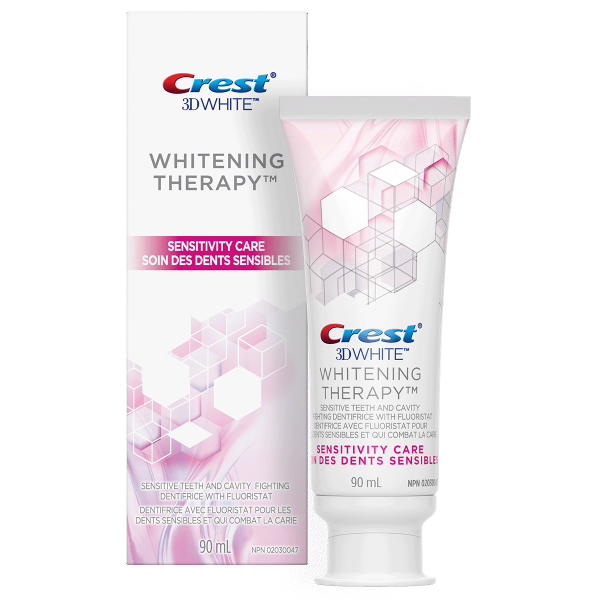 Crest 3D whitening therapy, dentifrice au fluorure anticaries, soin pour dents sensibles - Crest Hot on Sale