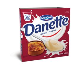 Pouding à saveur de crème brûlée, Danette - Danone Fashion