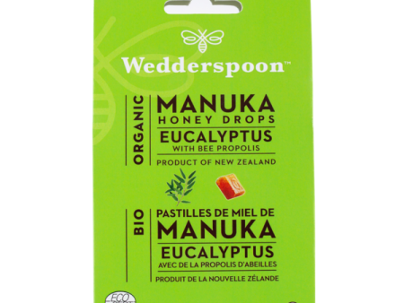 Wedderspoon, pastilles de miel manuka et eucalyptus bio - Wedderspoon Online Hot Sale