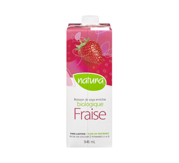 Boisson de soya enrichie biologique a la fraise - Natur-a on Sale