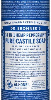 Savon de castille pur - Menthe Poivrée - Dr Bronner s Discount