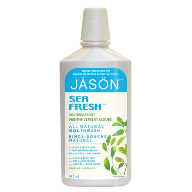 Rince bouche naturel, menthe verte et algues - Jason Discount