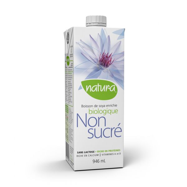 Boisson de soya enrichie biologique non sucré - Natura Hot on Sale