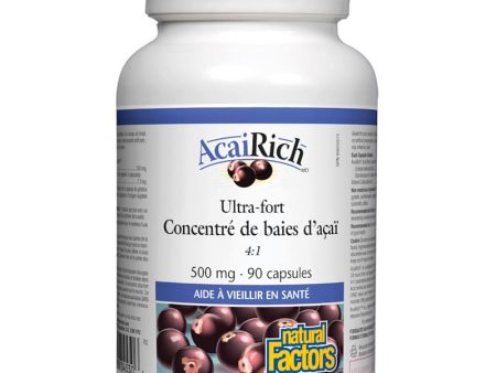 Concentré de baies d’açaï ultra fort 4:1 - Natural Factors Discount