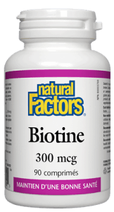 Biotine 300 mcg - Natural Factors Online Sale