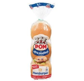 Pain à hamburger - Pom Sale