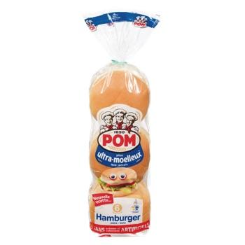 Pain à hamburger - Pom Sale