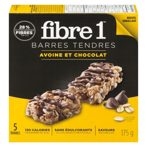 Barres tendres avoine et chocolat - Fibre 1 For Cheap