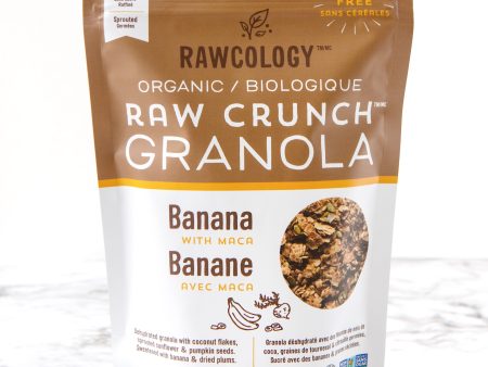 Crunch granola biologique banane et maca - Rawcology Hot on Sale