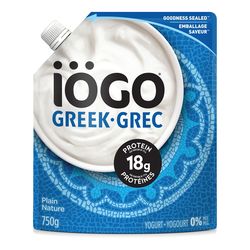 Yogourt nature 0 %, Grec - Iögo Hot on Sale