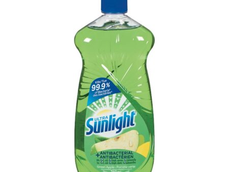 Détergent à vaisselle liquide anti-bactérie pomme verte - Sunlight Cheap