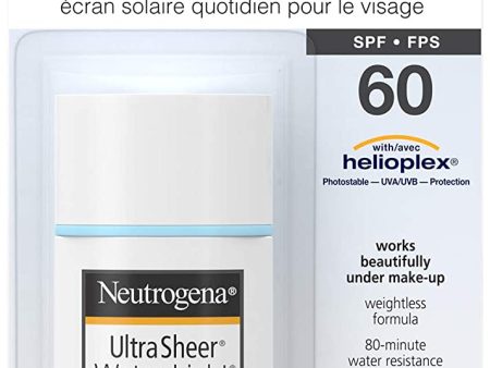 Écran solaire quotidien pour le visage Ultra Sheer Water-Light FPS 60 - Neutrogena Fashion