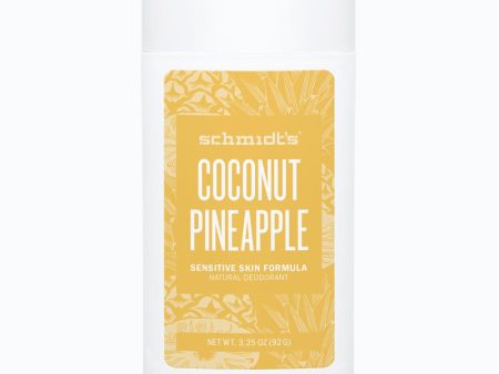 Schmidt s déodorant naturel, peau sensible noix de coco et ananas - Schmidt s Online Sale