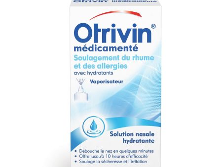 Otrivin médicamenté Soulagement du rhume et des allergies avec hydratants (vaporisateur) - Otrivin Supply