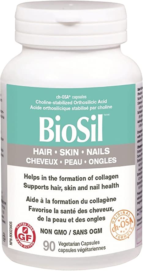 Acide orthosilicique, favorise la santé des cheveux, de la peau et des ongles - Biosil Online