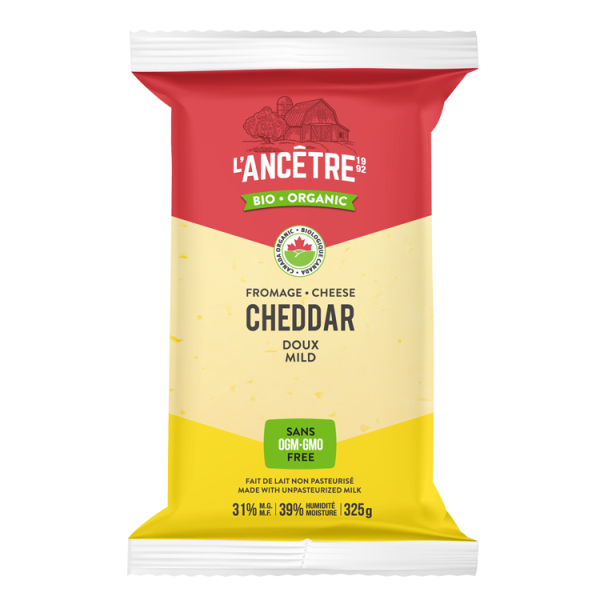 Cheddar doux biologique - l’ancêtre Hot on Sale