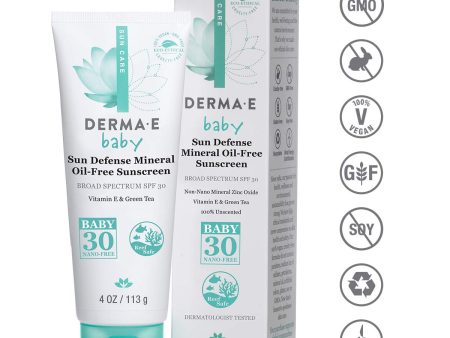 Derma-E, écran solaire minéral naturel pour bébé FPS 30 - Derma-E Sale