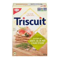 Craquelins assaisonnés à l aneth, sel de mer et à l huile d olive, Triscuit - Christie Fashion