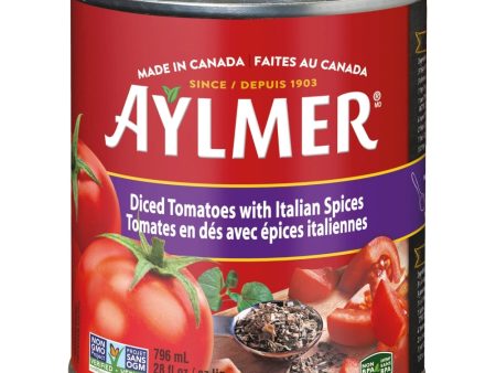 Tomates en dés aux épices italiennes - Aylmer Discount