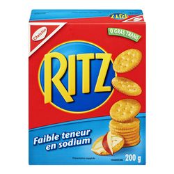 Craquelins à faible teneur en sodium, Ritz - Christie Sale