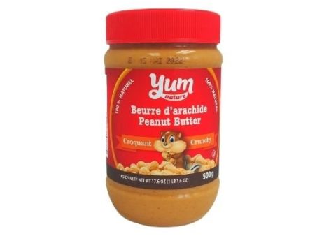 Beurre d’arachidr croquant 100% naturel - Yum Nature Online