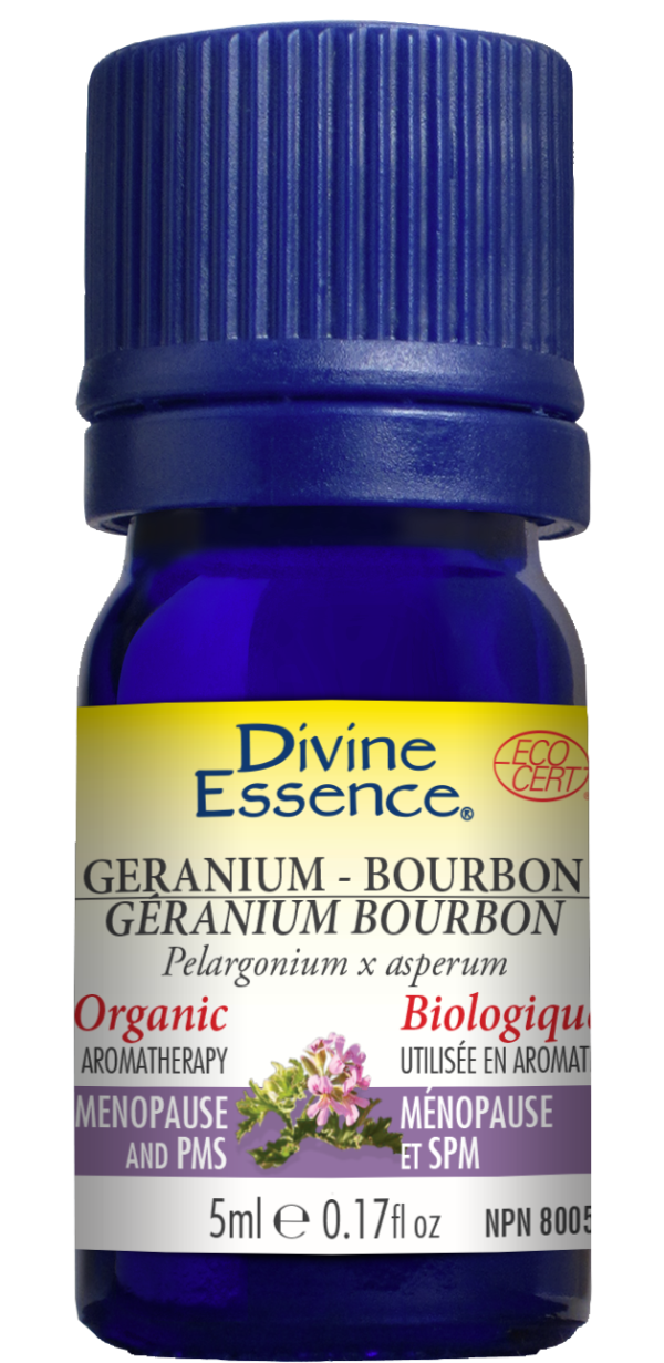 Divine essence, extrait d huile essentielle géranium bourbon bio - Divine essence Supply