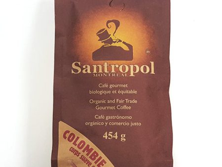 Café gourmet bio colombie mi-noir corps suave et citrique - Santropol Montréal Discount