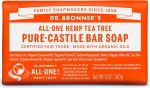 Savon en barre de castille pur - Arbre à Thé - Dr Bronner s For Discount