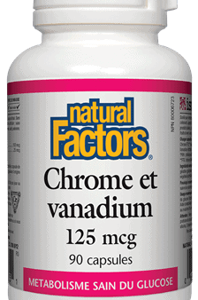 Chrome et Vanadium 125 mcg - Natural Factors Online Sale