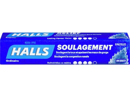 Pastilles Halls ordinaires - Soulage la toux, la congestion nasale et les maux de gorge - Halls For Sale