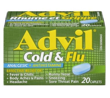 Advil Rhume et Grippe analgésique + antihistaminique - Advil Supply