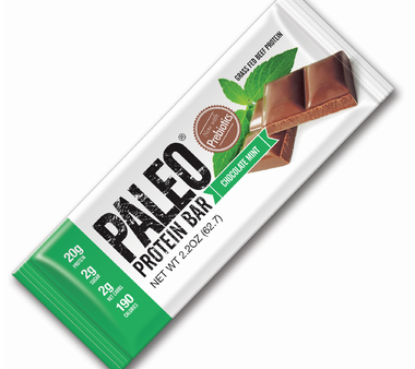 Barre proteiné au chocolat et menthe - Paleo protein bar For Sale