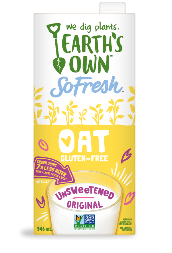 Boisson d avoine sans gluten non sucré - Earth s own Online Hot Sale