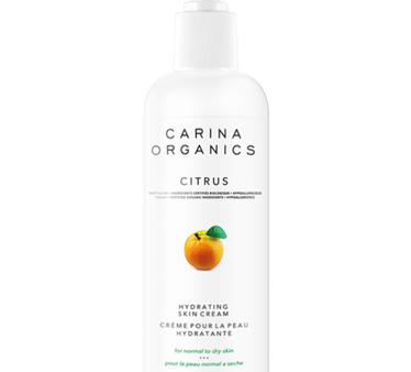 Crème hydradante pour peau sèche aux agrumes - Carina organics Sale