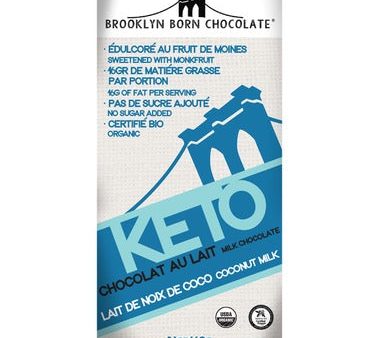 Chocolat keto au lait de noix de coco - Brooklyn born chocolate Online Hot Sale