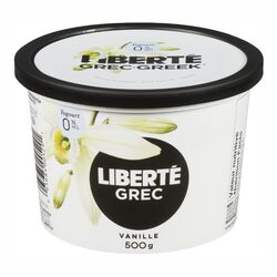 Yogourt à la vanille 0 %, Grec - Liberté Cheap