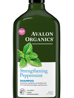 Shampoing fortifiant bio à la menthe poivrée - Avalon organics For Discount