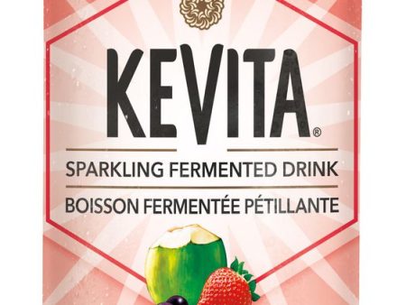 Boisson fermentée pétillante  aux arômes naturels (fraise, açaï et noix de coco) - Kevita For Discount