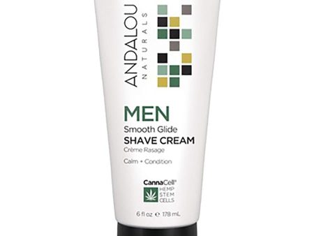 Crème de rasage pour hommes - Andalou naturals For Discount