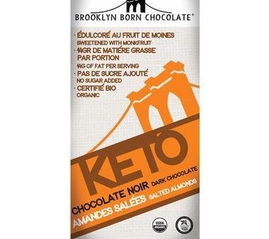 Chocolat noir keto aux amandes salées - Brooklyn born chocolate Hot on Sale