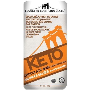 Chocolat noir keto aux amandes salées - Brooklyn born chocolate Hot on Sale