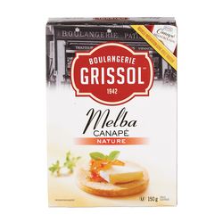 Craquelins ronds natures, Melba Canapé - Grissol Online now